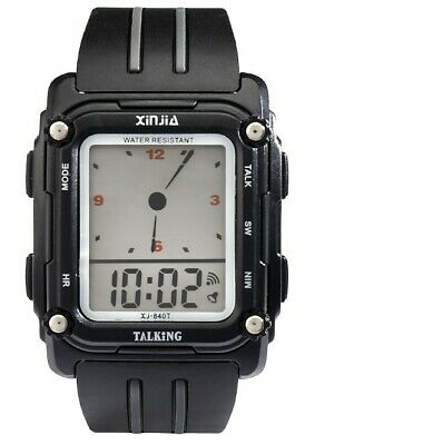 Talking watch (Black) - Chronosland