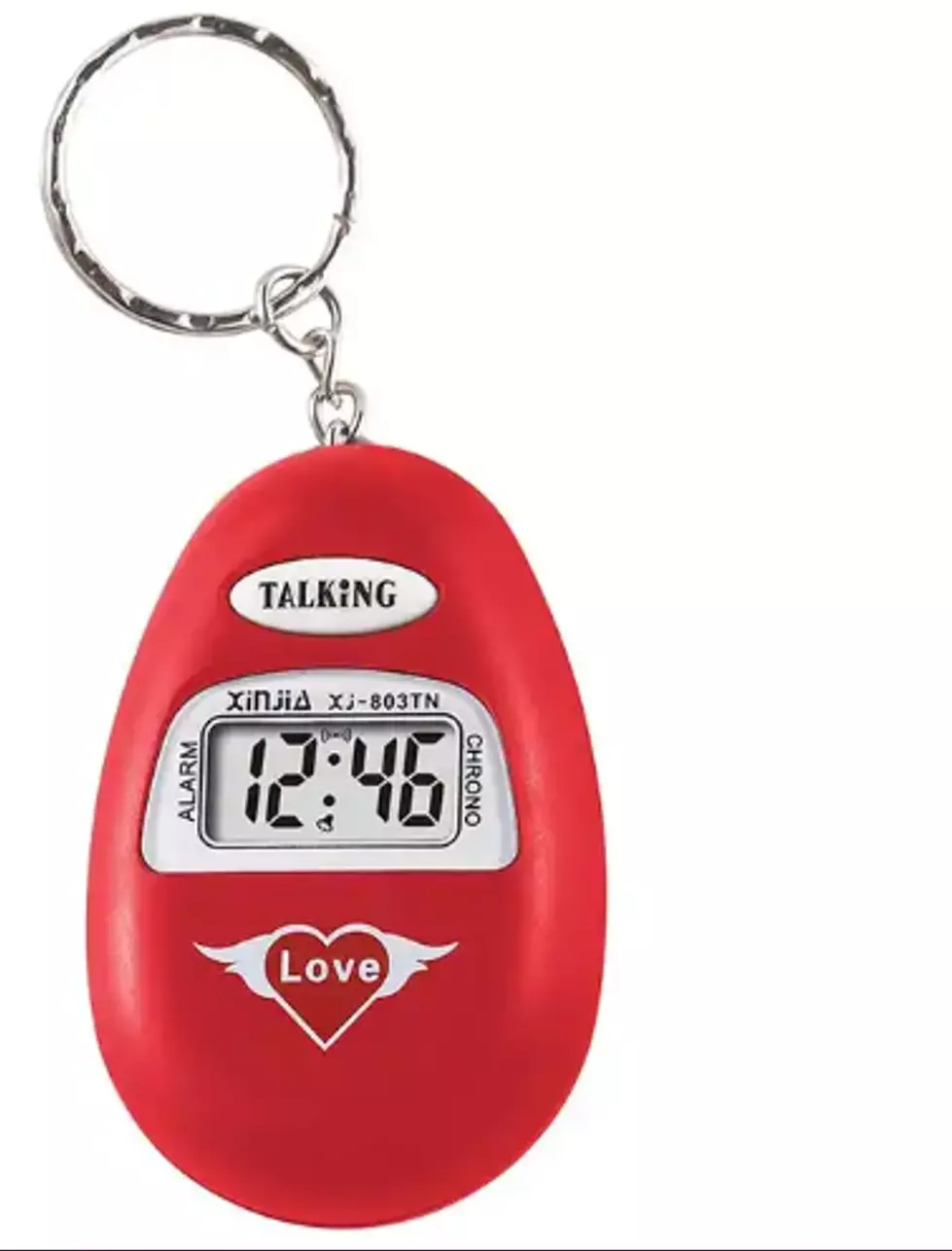 Talking watch - Keyring (Red - english)